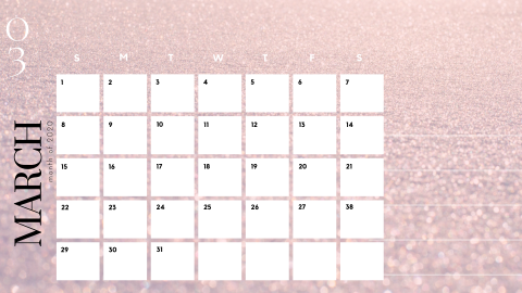 潔西卡設計 - 2020月曆設計-Mar