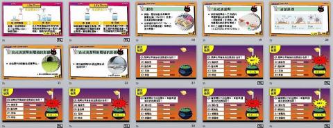 米果子美學創意有限公司 - 與龍騰出版社合作之簡報教材設計-化學
(因這部分涉及版權,僅供參考瀏覽設計風格,請勿沿用) 米果子美學創意有限公司 - 與龍騰出版社合作之簡報教材設計-化學
(因這部分涉及版權,僅供參考瀏覽設計風格,請勿沿用)