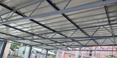 晴鏵裝潢工程:0958704462油漆除壁紙除壁癌防水 - 屋頂鐵棚-高空服務除鏽、底漆、面漆