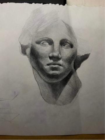 gay pi June - 素描雕像練習