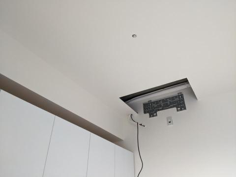 三合順防水油漆塗裝裝修工程 - 輕隔間天花板面上漆完成後