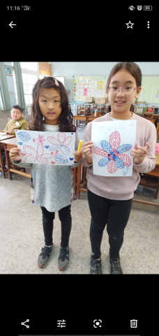 無 - 土城國小手指畫教學