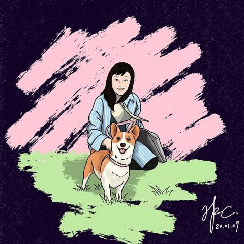 陳翰誼 - 與寵物的合影