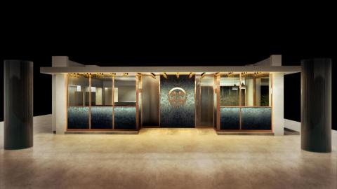 Gilbert 黃慶倫 - 滬店面正面3D渲染