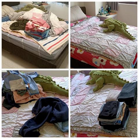 地方姐姐精緻居家清潔 - 更換床單整床、摺衣曬衣整理