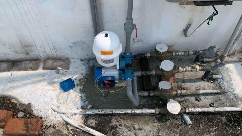 阿華水電修繕 - 加壓馬達施作
