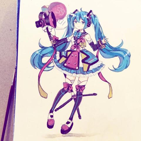 Rii - 壓克力插圖