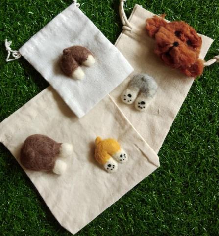 寶寶老師 - <羊毛氈>狗屁股系列商品 寶寶老師 - <羊毛氈>狗屁股系列商品