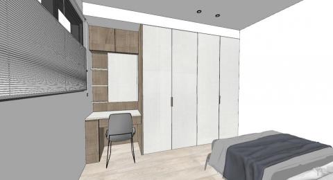 Maan設計/曹小姐 - 2房60萬裝潢(含拆除、隔間、系統櫃、鐵件、拉門、玻璃、鏡子、木地板、磁磚地板、油漆、崁燈、吊燈、軌道燈、平頂天花)
小空間五臟俱全