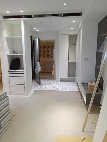 Maan設計/曹小姐 - 2房60萬裝潢(含拆除、隔間、系統櫃、鐵件、拉門、玻璃、鏡子、木地板、磁磚地板、油漆、崁燈、吊燈、軌道燈、平頂天花)
小空間五臟俱全