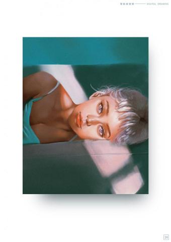 簡筠庭 - 電腦繪圖-寫實人像練習