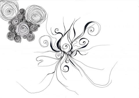 張瑀庭 - 手繪練習 - 禪繞畫