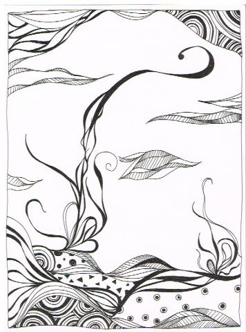 張瑀庭 - 手繪練習 - 禪繞畫