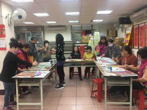 Ming日晴Illustrator - 樂齡上課實況