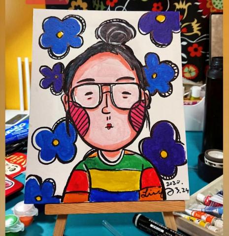 甯甯ㄉ兒童美術課 - 人像客製