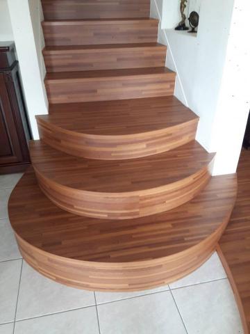 樸昱地板 - 樓梯圓弧施工 樸昱地板 - 樓梯圓弧施工