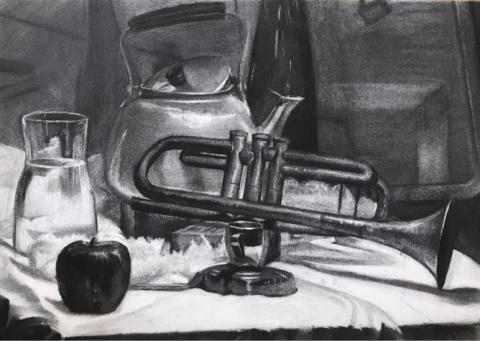 國立臺北藝術大學 - 炭筆