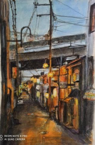 靈果繪畫工作室 - 街景水彩