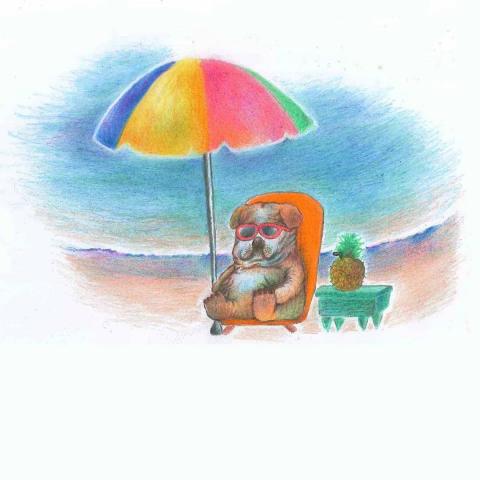 合一Daniel - 《海邊的假期》
插畫 色鉛筆