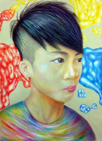 合一Daniel - 《Self-Portrait》
四開 色鉛筆