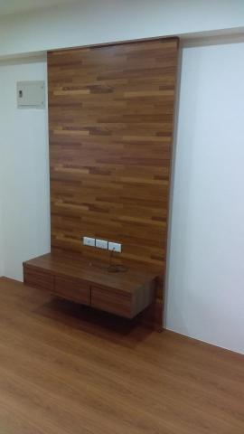 楊金土藝林裝潢工程 - 簡單式電視牆