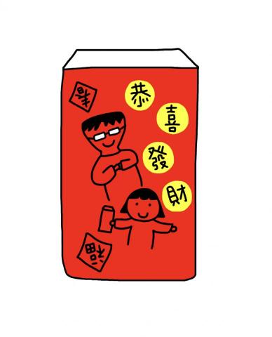 江坤桂 - 手繪紅包袋＿for家人用