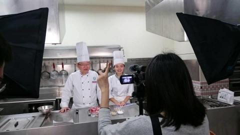 趙文榛 Greta - 教育部線上廚藝教學影片拍攝中