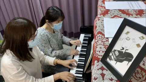 Kuanyu music - 四手聯彈自我練習