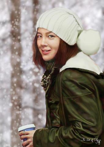 婷婷2D美術3D美術 - 張根碩精緻人像繪製