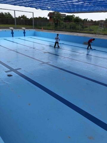 羽耀實業有限公司 - 運動公園游泳池整新