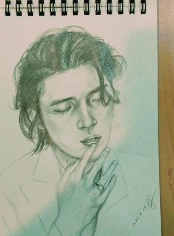 劉育秀 - 人像素描