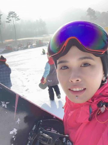 提供外送機車服務的專家陳米姝