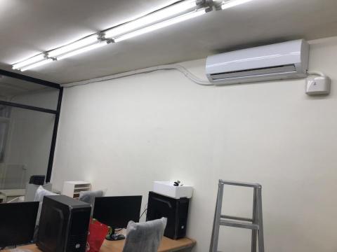 鴻翔水電冷氣 - 美的室內機施作完工
