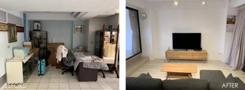 kai - W Flat
在台中的住家室內設計。40年的老房子，30年的裝潢全部砍掉重練。