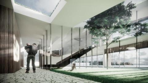 kai - 民宿設計
位於冰島的民宿，獨立的房間由一個大屋頂覆蓋。大屋頂成了私人的花園，供訪客躺在草地上看極光和洗溫泉。