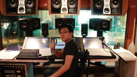 提供配樂音效服務的專家柯裕順