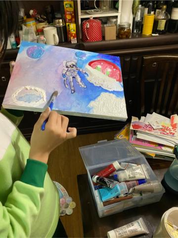 258-3space - 壓克力畫