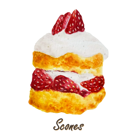 Abby 繪話 - 手繪甜點-水彩練習
台南木溪司康