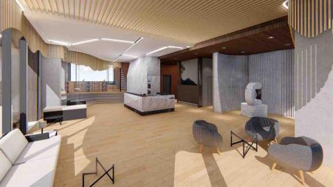 Louis - Lobby設計/3D建模/渲染