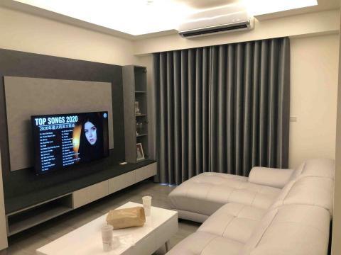 漾窗簾-吳昱霆 - 珍珠絨蛇簾