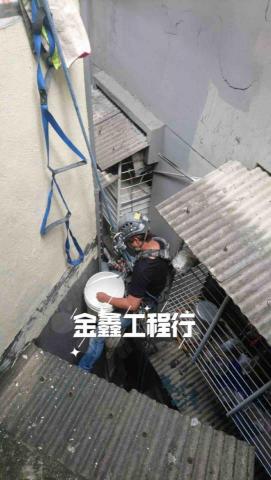 金鑫水電工程行 - 老舊公寓外牆配管施工