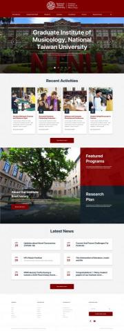 微笑客設計 Wexe Design  - 台大音樂研究所網站 執行中
學術網站