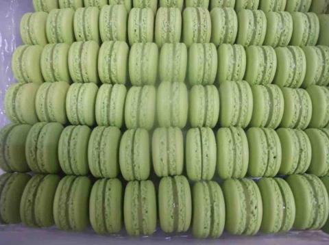 甜點烘焙 - 開心果馬卡龍