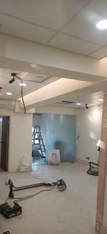 振發室內裝修工程 - 天花板與輕隔間的完工照