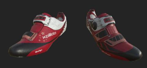 取奇數位工作室 - 自行車人物鞋子製作