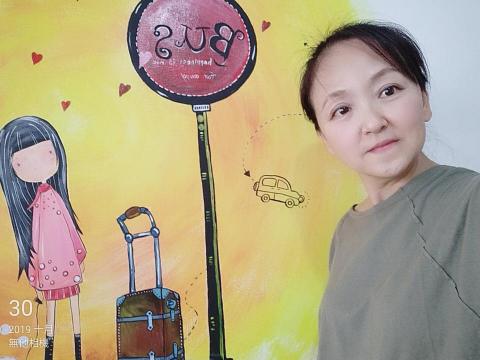 A   Song -小魔女的插畫館 - 彩繪牆面壁畫
#這一站就要幸福 A   Song -小魔女的插畫館 - 彩繪牆面壁畫
#這一站就要幸福