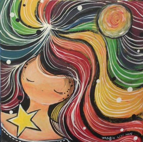 A   Song -小魔女的插畫館 - 魔女的插畫
#躺在彩虹的安靜理 A   Song -小魔女的插畫館 - 魔女的插畫
#躺在彩虹的安靜理