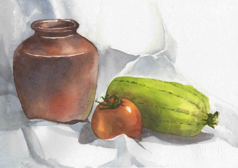 黃思婷 - 水彩作品