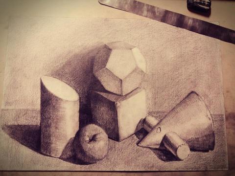 鄭恩翔 - 基本素描練習