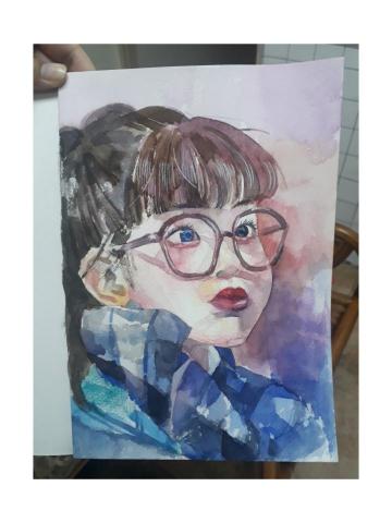 賴怡霖 - 水彩人物